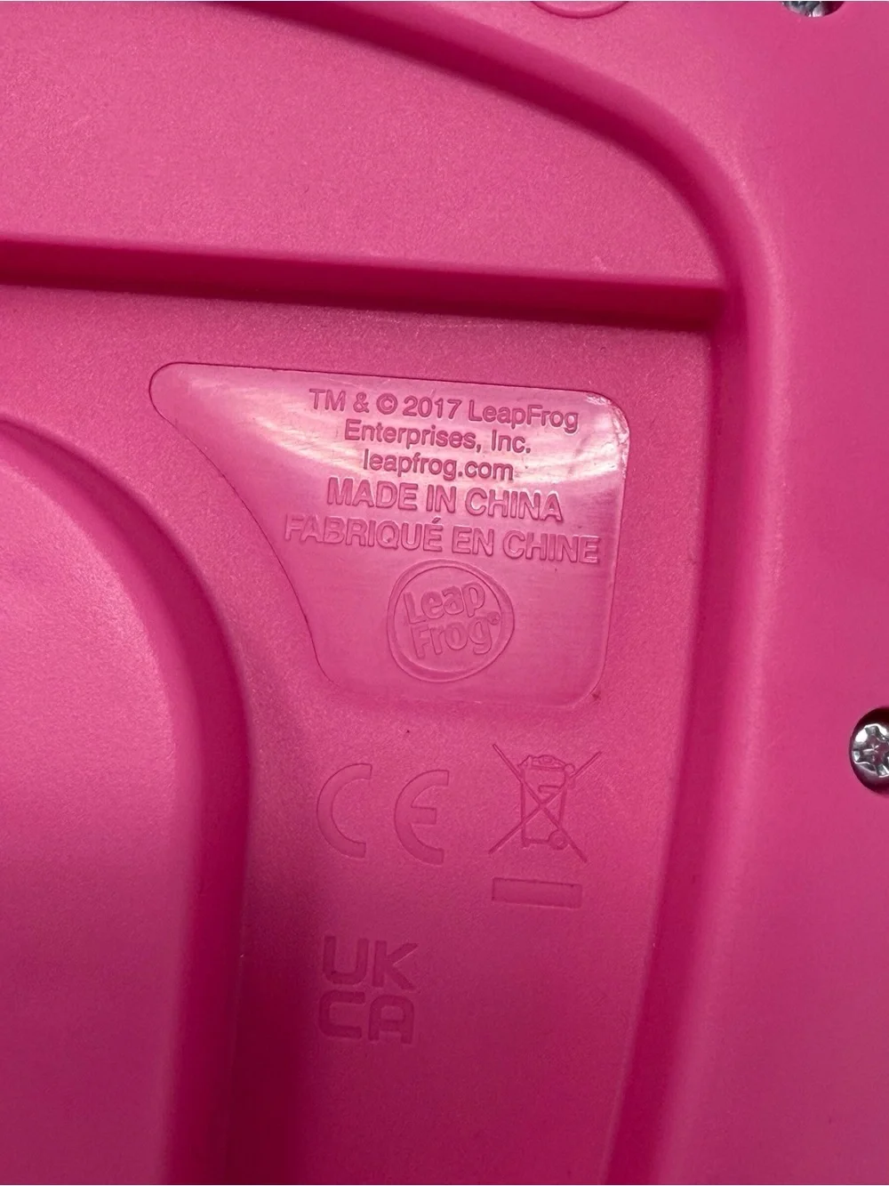 Leap Frog 2 in 1 Leaptop Touch Learning Educational  Kids Toy Pink Laptop EUC